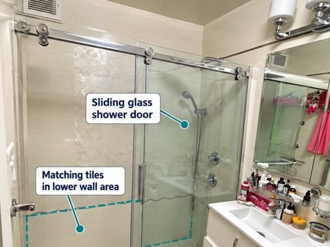 Bathtub to Walk-In Shower in NYC by Sani Building Corp