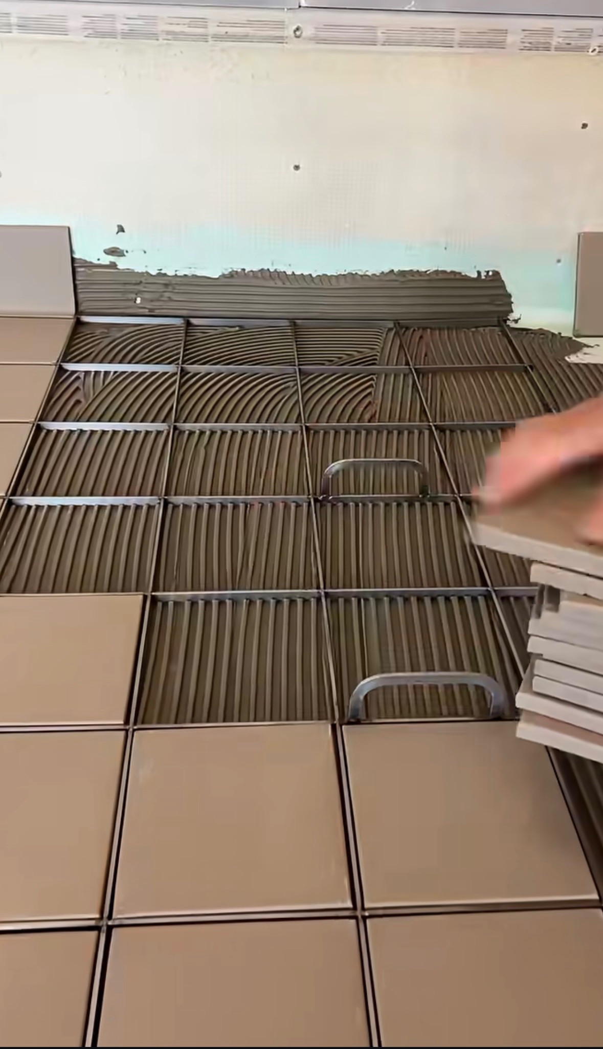 Subway tile bathroom remodel - Sani Building Corp