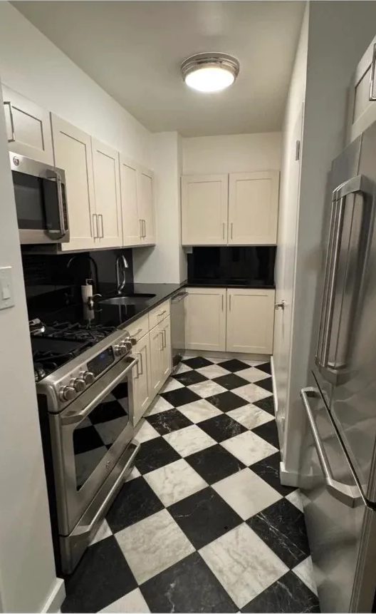 Galley kitchen refresh after - NYC kitchen renovation by Sani Building Corp