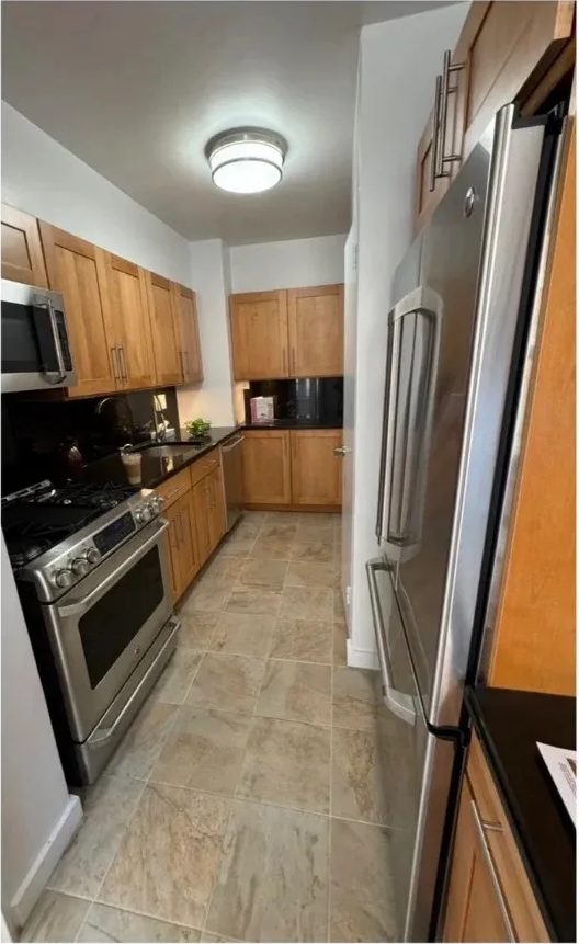 Galley kitchen before the refresh - NYC