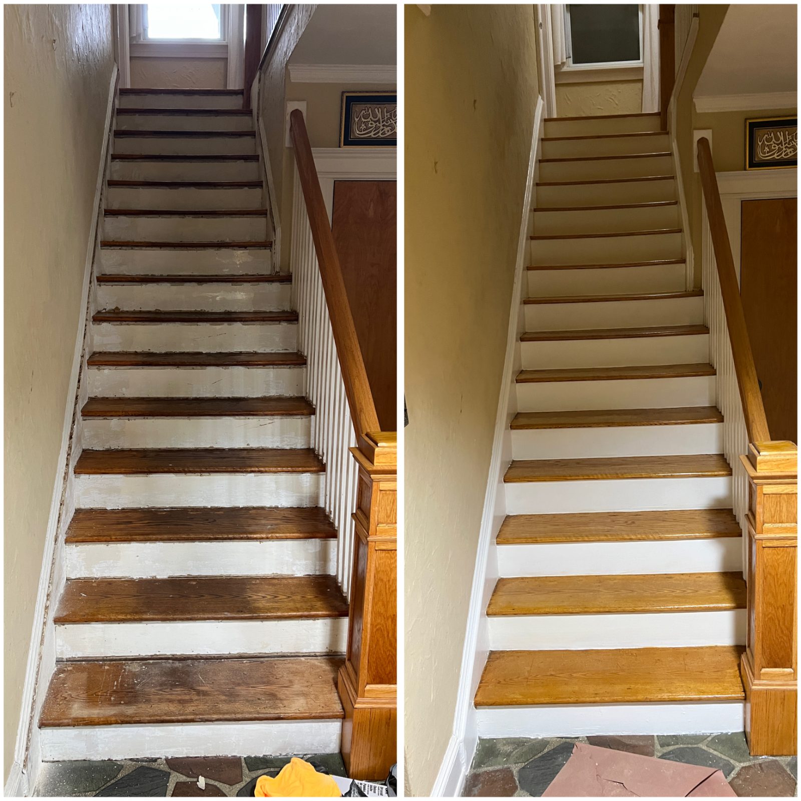 Staircase repair installation NYC creaky stairs repair