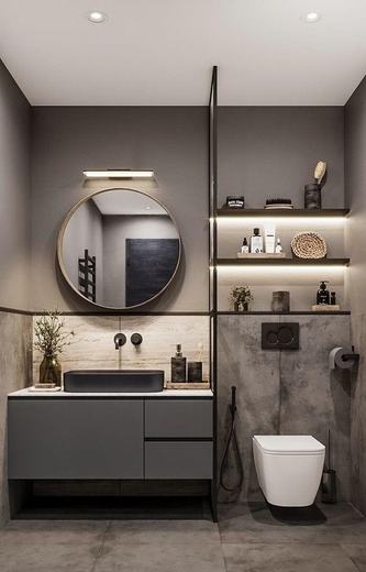 Sage Tile Bathroom - NYC renovation by Sani Building Corp