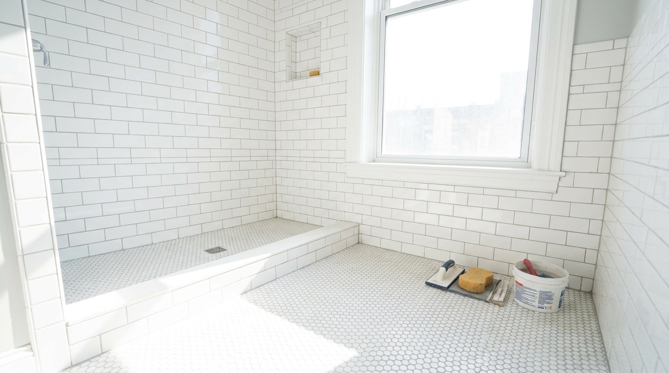 Tile grout repair handyman Brooklyn