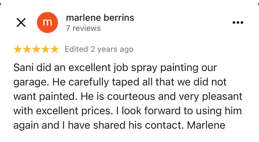 5-star Google review Sani Building Corp Brooklyn contractor