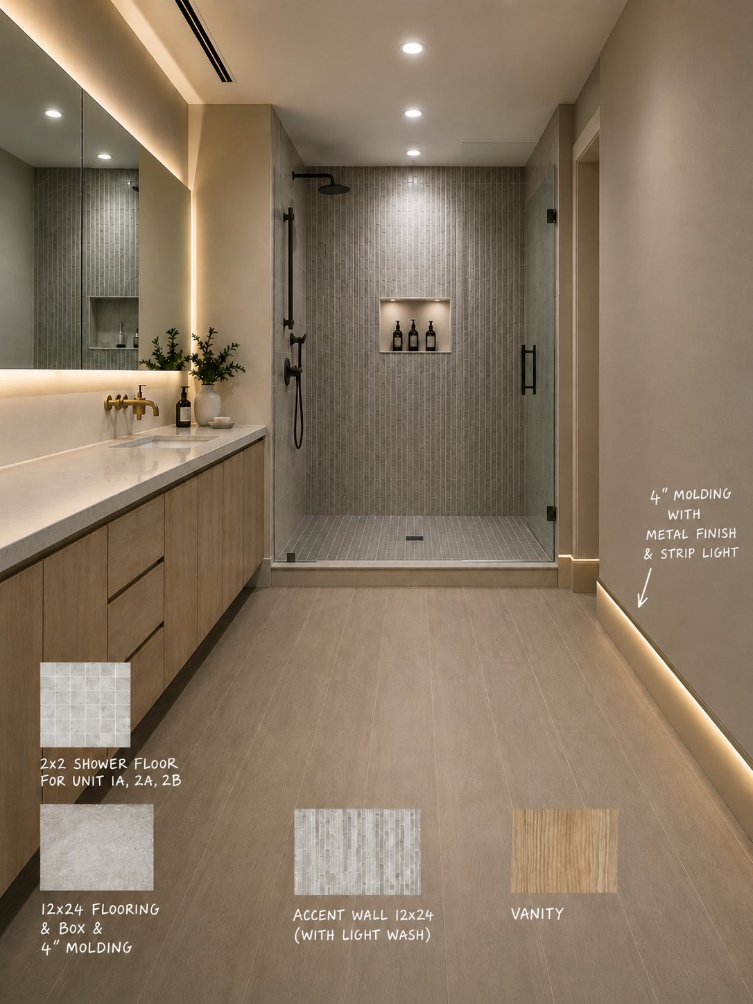 Bathroom renovation final result - Sani Building Corp