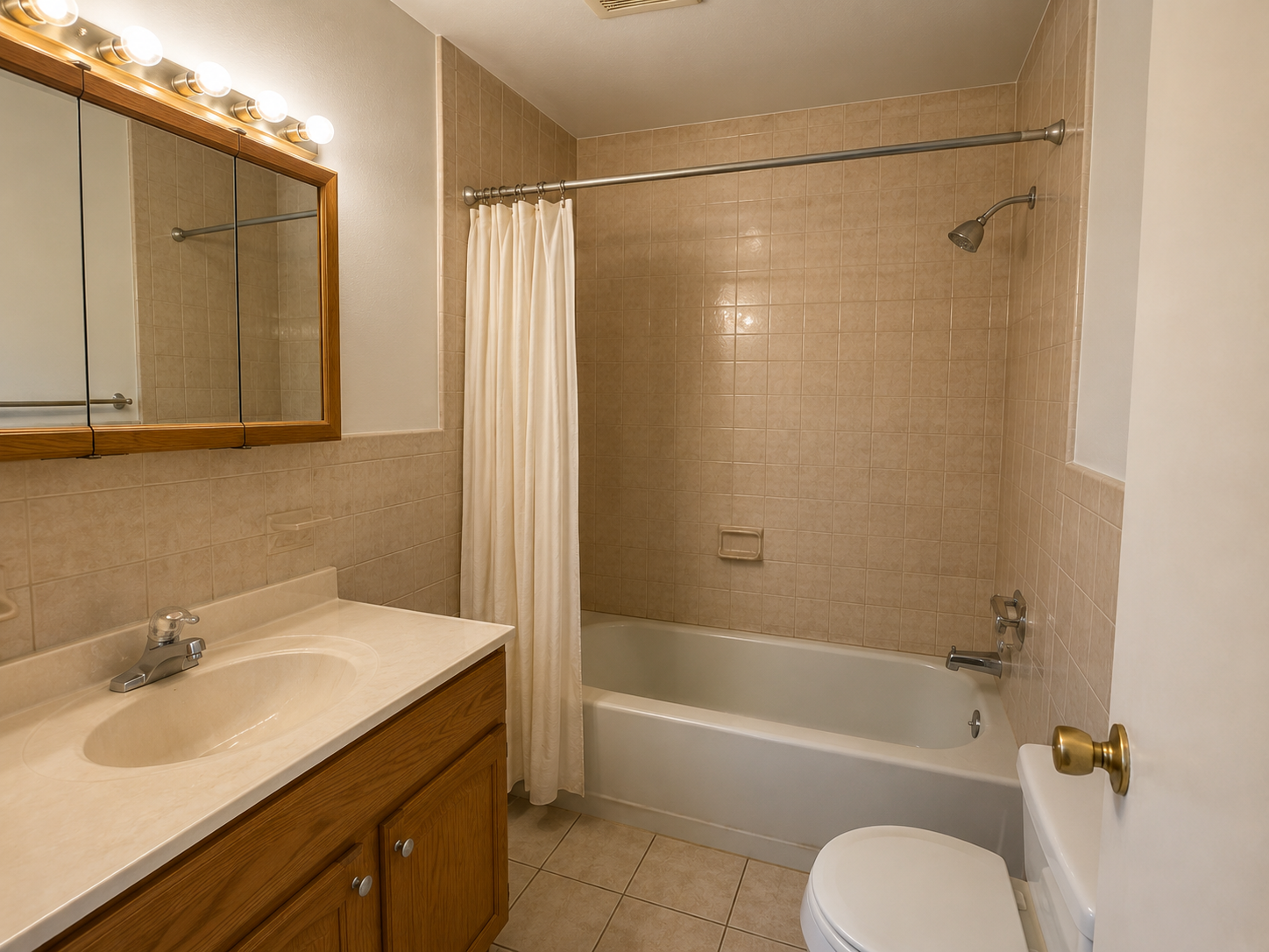 Bathroom after renovation