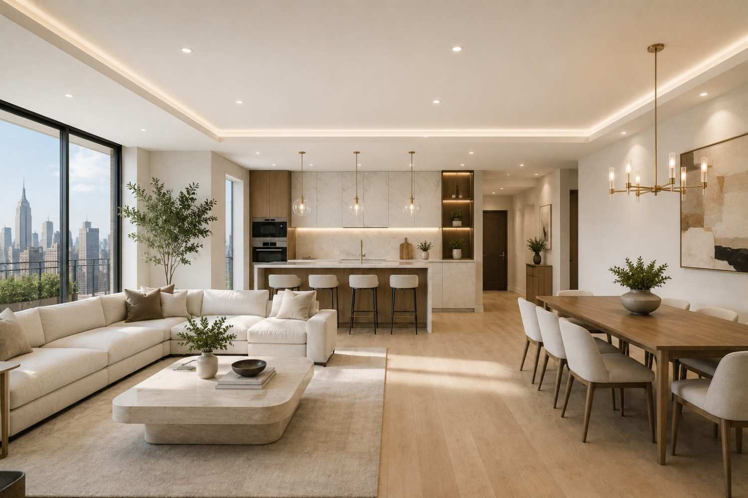 Interior renovation in NYC apartment