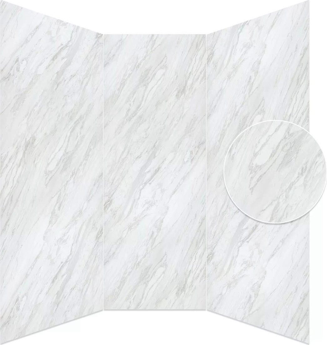 Soft Carrara waterproof shower wall panel