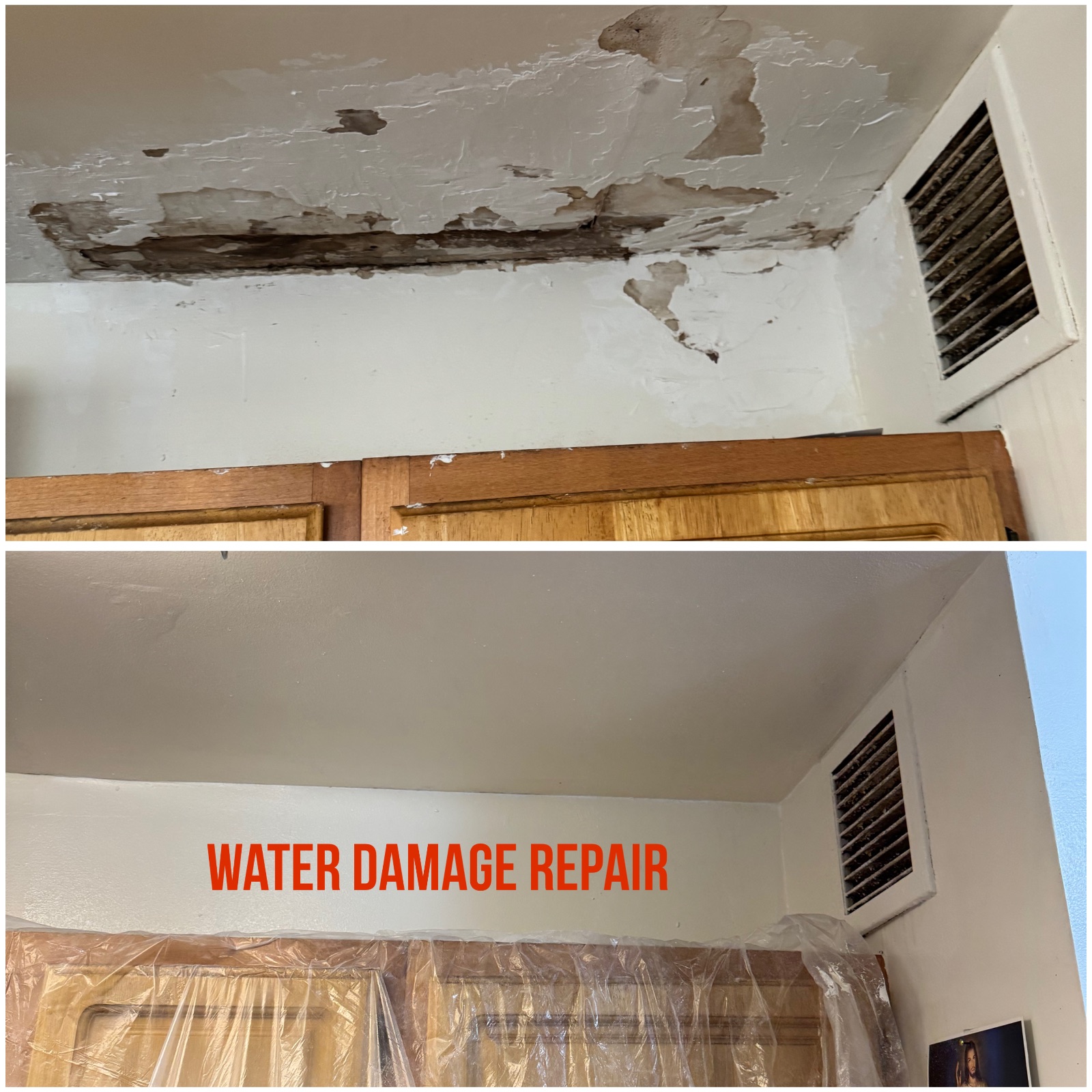 Ceiling water damage repair NYC